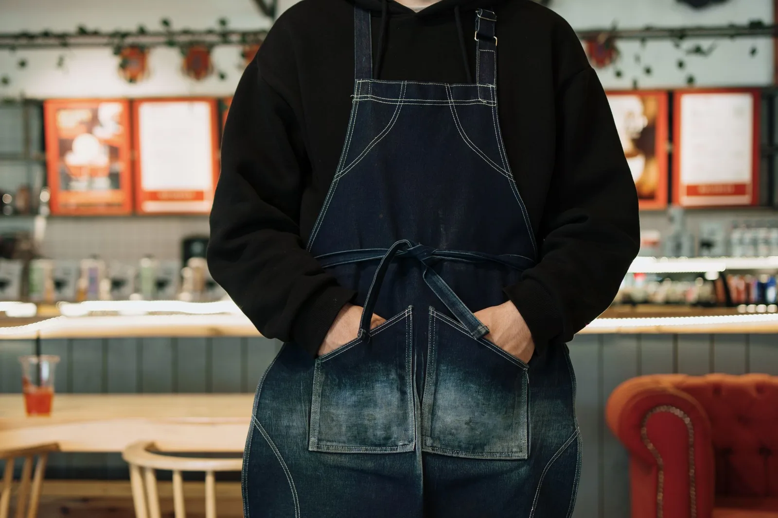 Chef and service aprons for hospitality teams